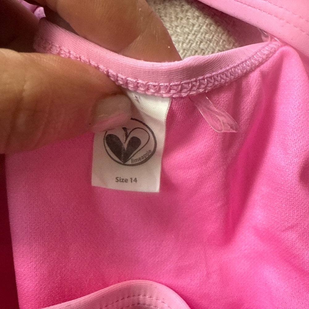Lime apple Rosette halter swim - Picture 4 of 4
